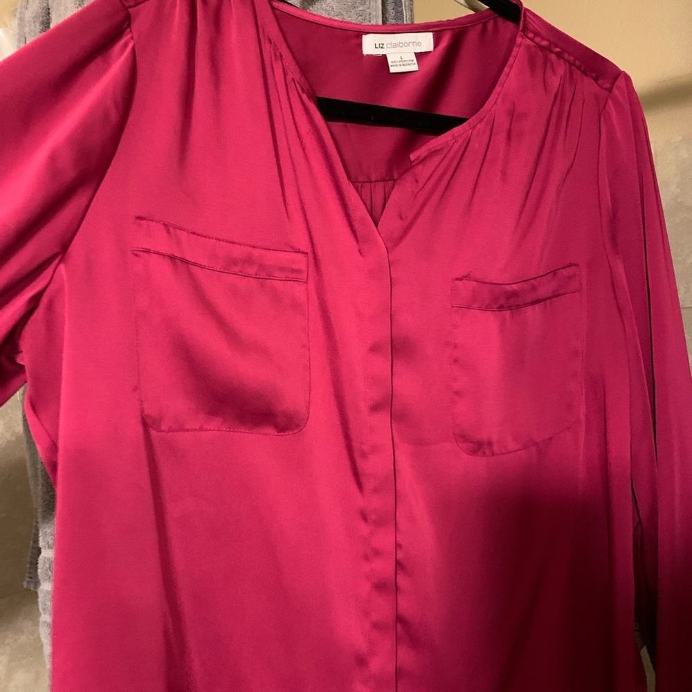 Liz Claiborne pink blouse